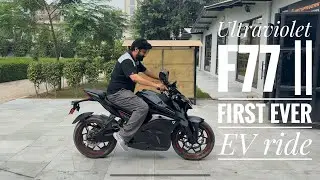 Ultraviolet F77 - first ever electric bike ride|| I feel dumb