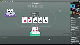 BOVADA Poker Jackpot Sit and Go - $7  BUY IN - NO LIMIIT - Texas Holdem Poker  001