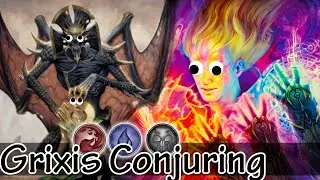 No Creatures Will Survive! Grixis Conjuring in Kaldheim Historic [Arena Bo1]