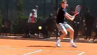 Thomas Berdych Wide Backhand (slow motion 210fps)