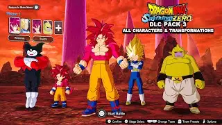 (DLC 3) Как открыть ВСЕХ персонажей и трансформации! &mdash; Геймплей Dragon Ball Sparking Zero