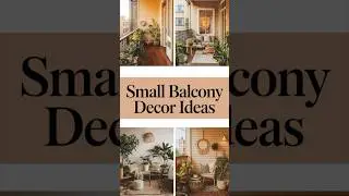 ✨ Transform Your Tiny Balcony into a Stylish Sanctuary! ✨ #shorts #viralshorts #design #tutorial