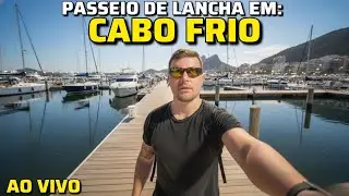 🛑 AO VIVO DE LANCHA em Cabo Frio 🌊🚤 | Os Melhores Pontos Turísticos da Cidade
