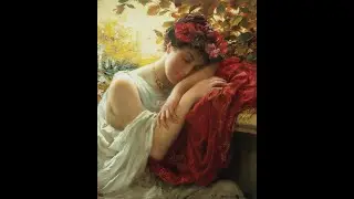 Thomas Benjamin Kennington (1856 &ndash; 1916) ✽ English painter  ✽  Playing Love &middot; Ennio Morricone