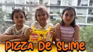 COCINANDO PIZZA DE SLIME ❤️🥰 
