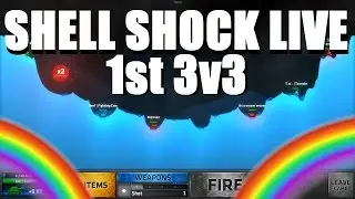 ShellShock Live! First 3v3 Match! (Ryan, Parker, Nick)