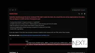 How to fix Hydration failed warning in next js | Fix Next js error