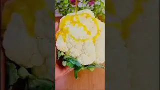 How to Clean Cauliflower Properly 🥦 | Remove Insects & Pesticides! #Shorts #HealthTips