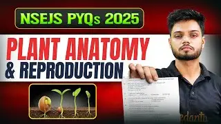 🌿 Plant Anatomy & Reproduction PYQs 📘 | NSEJS 2025 Biology Prep | Class 8–10 | Basva Sir