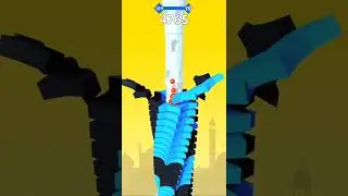 level complete 💯 record 🔥 #stackbounce #game #shorts #gaming