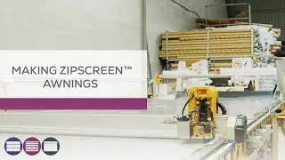 Making Zipscreen&trade; Awnings In Our Factory - Betta Blinds and Awnings