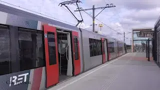 Hoekse Lijn rit en metro's Maassluis Steendijkpolder - West