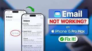 iOS 17: Email Not Working on iPhone 15's? - Fixed Receiving and Sending Issue!