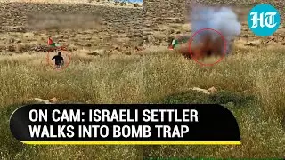 'Instant Karma': Israeli Settler Kicks Palestinian Flag Rigged With Explosives