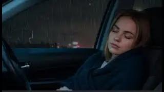 Sleep Hypnosis to Fall Asleep in 3 Minutes with Heavy Rain & Thunder in a Comfortable Car at Night