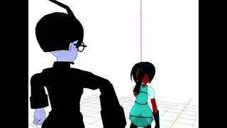 [MMD] dib look an alien! (meme) in Blue Dark Coral Effect