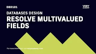 Database: Multivalued Fields and How to Resolve Them