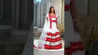 Beautiful and expensive Ethiopian wedding dress 😱😱order 0962181461 #habeshakemis