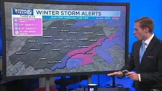 Record cold with significant snow totals in the Smoky Mountains
