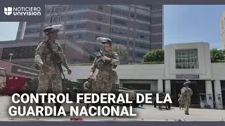 Juez cuestiona el control que tiene el gobierno federal sobre la Guardia Nacional