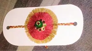 Rakhi Making/Easy to make at Home/Easy Rakhi Design 2019