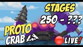 🔴 PROTO MEGA CRAB! (Stages 250-300) | Boom Beach (40 Hits left)