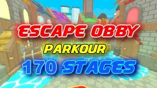 OBBY ESCAPE 170 STAGES PARKOUR ! Full Walkthrough