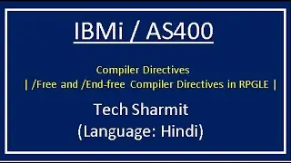 IBMi (AS400) - /Free & /End-Free Compiler Directive | compiler directives  rpgle | rpg programming