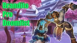 Brandito Pro Doomfist Gameplay - Top 500 Overwatch Season 19