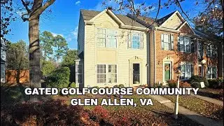 Таунхаус с тремя спальнями в жилом комплексе NICE Golf Course Community, Глен-Аллен, Вирджиния, 3...