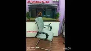 Gray Visitor Chair &ndash; Modern Design with comfortable cushioning