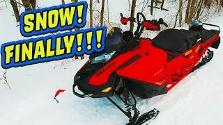 FIRST SNOWMOBILE TRAIL RIDE 2022 #SkiDoo #ExpeditionExtreme