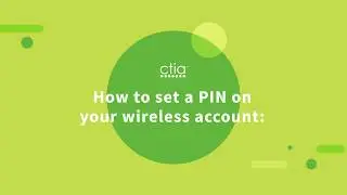 How to Set a PIN on Your Wireless Account