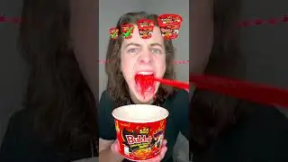 Small, Big, Giant Spicy Ramen!? 🥵