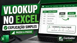 Como Usar VLOOKUP no Excel (Explicação Simples e Prática!)