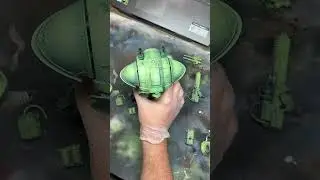 Painting the imperial knight from warhammer 40k
