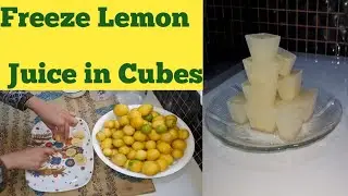 Freeze lemon juice || Vitamin c enriched juice || Strong your Immune system by vitamin c