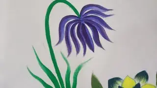 Easy flower painting tutorial video for beginners #fabricpainting #art #tutorial #handpaintedsuits