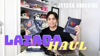 LAZADA haul + JORDAN 1 Unboxing | NICKO SIA
