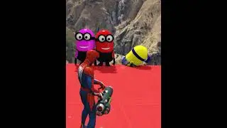Epic Spider-Man Ragdoll Fails in GTA 5! 😆 #FunnyMoments #SpiderMan #GTA5