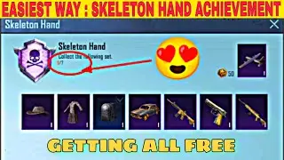 SKELETON HAND ACHIEVEMENT💪 | EASIEST WAY TO COMPLETE SKELETON HAND ACHIEVEMENT 😎.
