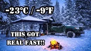 EXTREME Canadian Winter Camping in BC's Interior / Here's What Happened!!