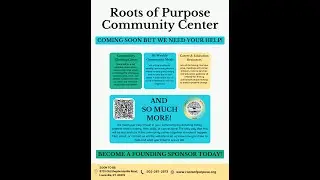 Welcome to the soon to be Roots of Purpose Community Center!