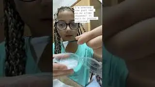 Two ingredient slime￼￼￼￼??? #shorts #slime #fail #diy ￼