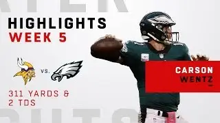 Carson Wentz's 311 Yards & 2 TDs vs. Vikings