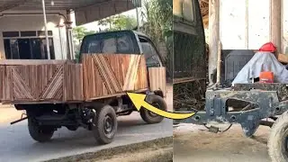 Turning a Farmer's Old Truck into a Wooden Box