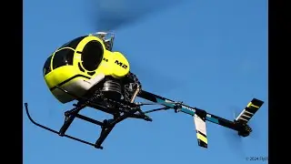 M2 EVO mit Microheli Scale Rumpf Set Hughes 300
