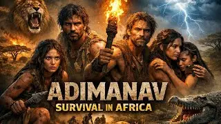 2 Men 3 Girls vs Wild Africa | Primitive Survival Story africal /आदिमानव का जीवन और मौत की कहानी
