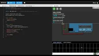 Temperature Sensor | Wokwi | Arduino UNO