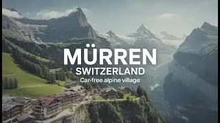 M&uuml;rren Switzerland 4K | Most Beautiful Car-Free Alpine Village